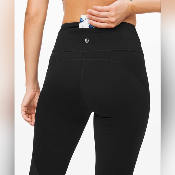 lululemon athletica Pants - EUC 💎 Lululemon Always Airy High-Rise Run Crop 19"Black Size 6